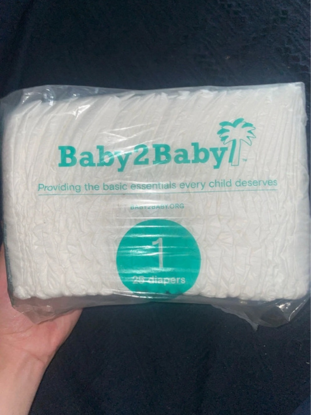 White Size 1 Disposable Diapers - Gentle Newborn Protection